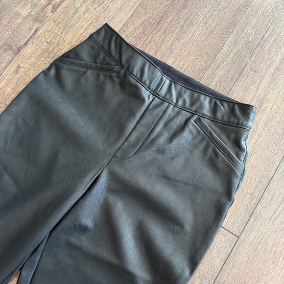 Spanx Faux Leather Flare Black Pants | Size Medium - Picture 5 of 8